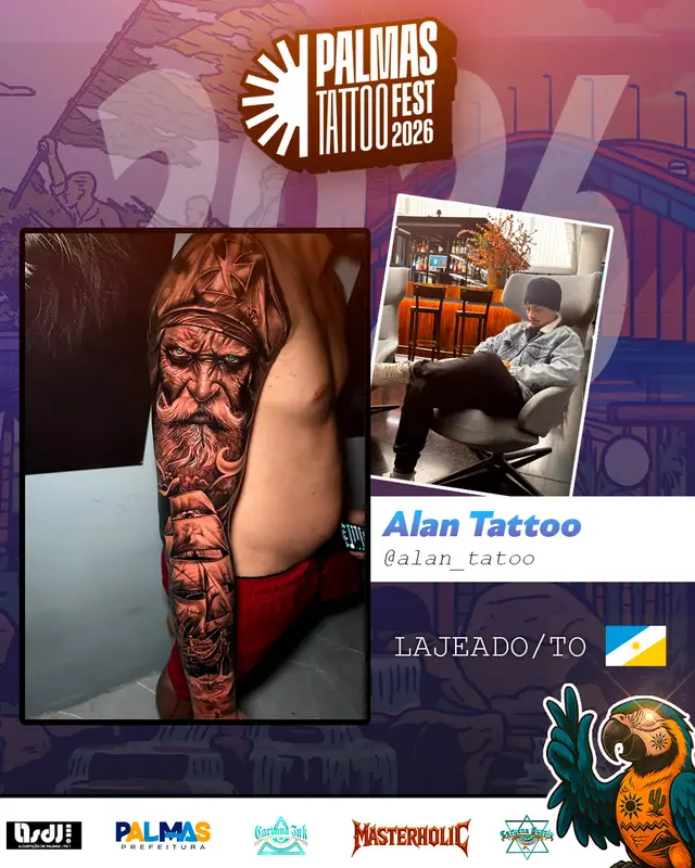 Arte de divulgação de Alan Tattoo