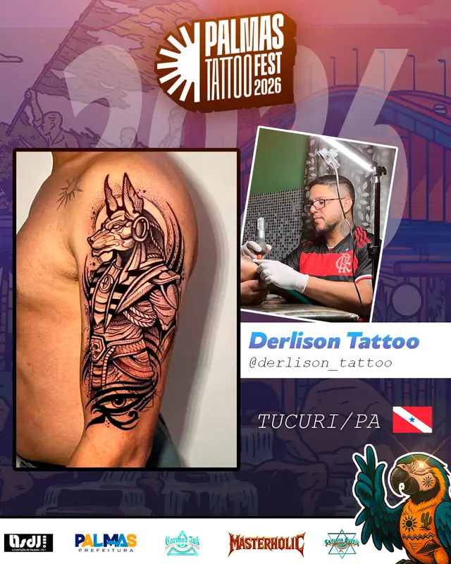 Arte de divulgação de Derlison Tattoo