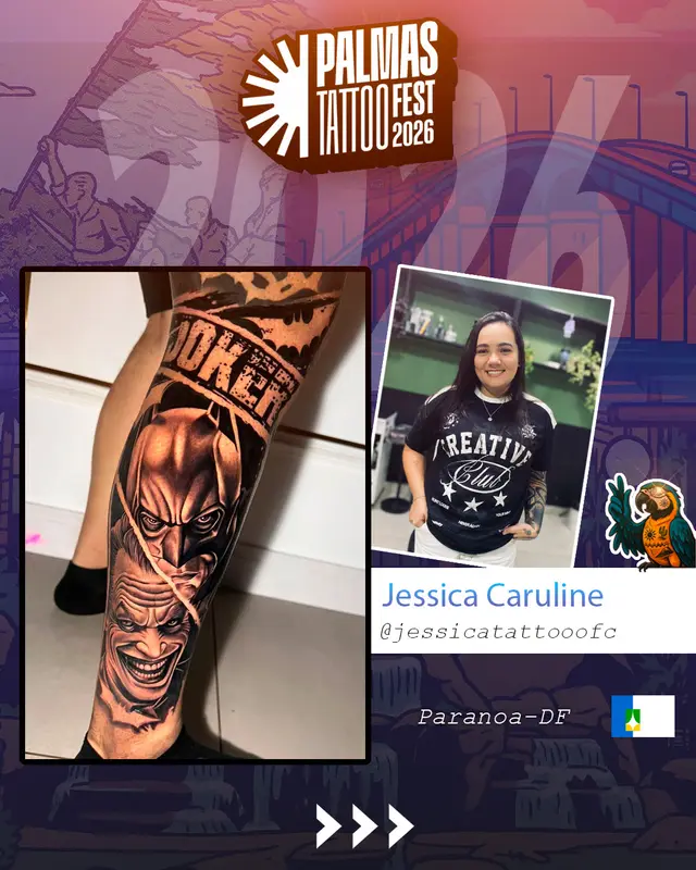 Arte de divulgação de Jessica Caruline