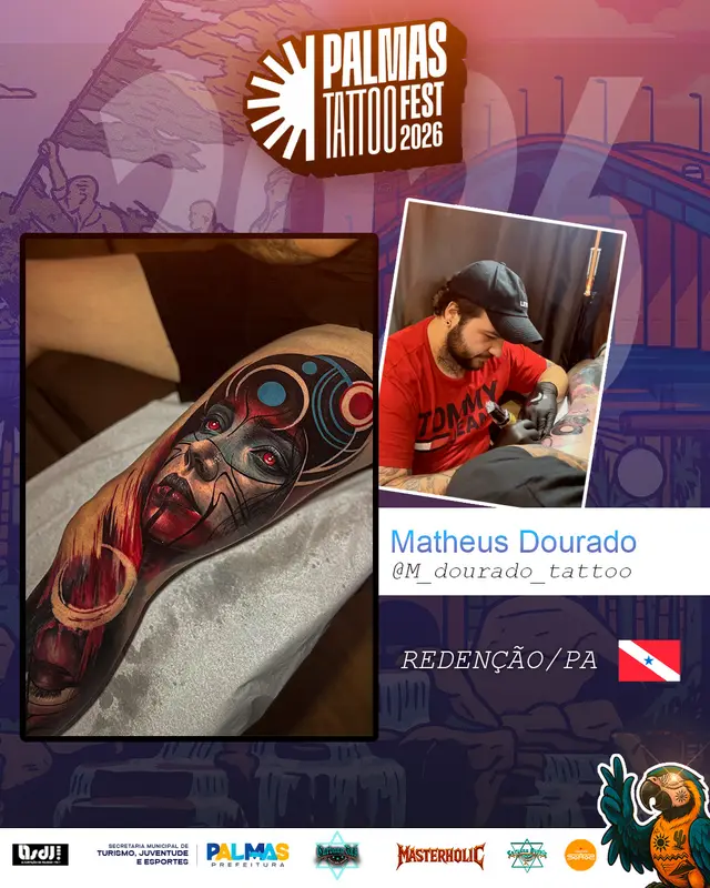 Arte de divulgação de Matheus Dourado