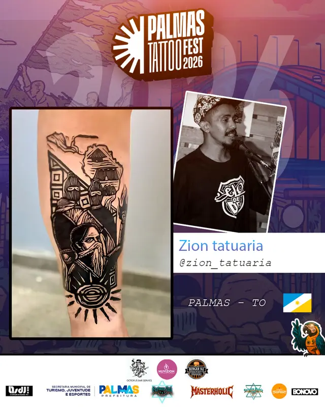 Arte de divulgação de Zion Tatuaria